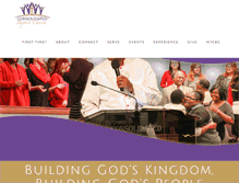Tablet Screenshot of consolidatedbaptist.org